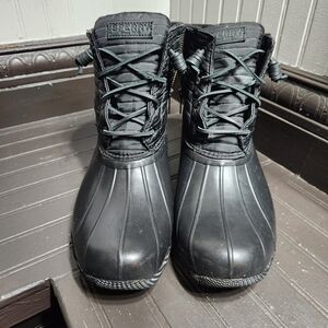 Sperry Men's Waterproof Black Boots